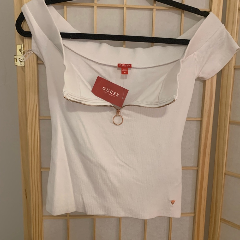Guess off the shoulder top